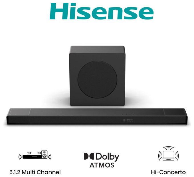 Soundbar 440 W 3.1.2 Kanäle  AX3120Q (Schwarz) 