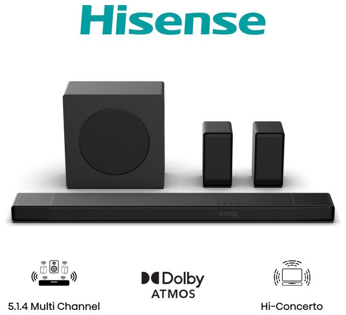 Soundbar 600 W 5.1.4 Kanäle  AX5140Q (Schwarz) 