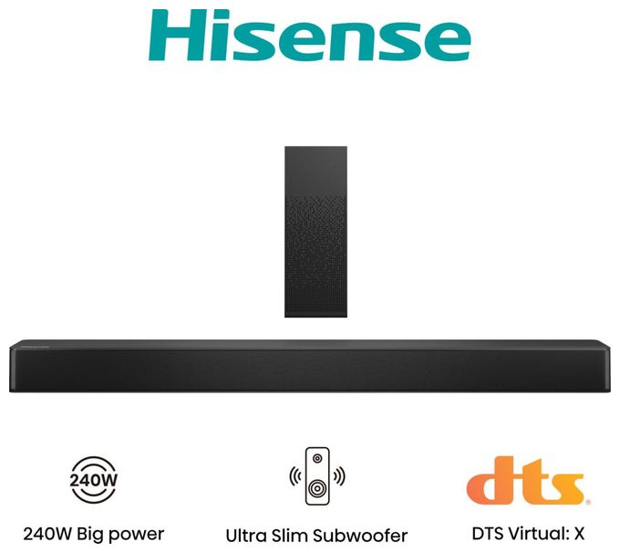 Soundbar 240 W 2.1 Kanäle  HS2100 (Schwarz) 