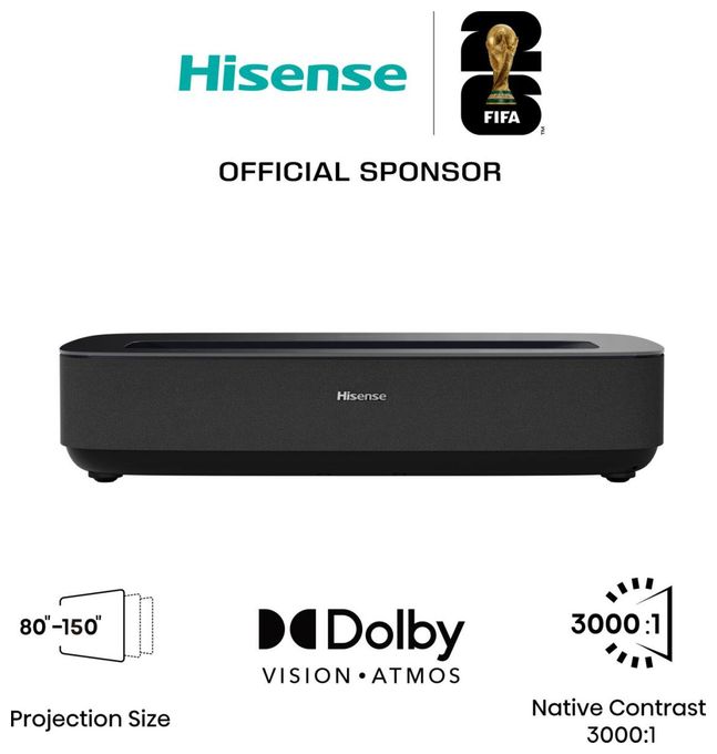 UHD 4K (3840x2160) DLP Laser Ultra-Short-Throw-Projektor 2700 ANSI Lumen  PL2 Smart Laser Cinema (Schwarz) 