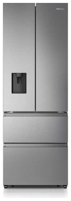 Side-by-Side Kühl-/ Gefrierkombination French Door 336 l / 149 l 295 kWh NoFrost 2000 mm x 700 mm  RF632N4WIE (Grau, Edelstahl) 