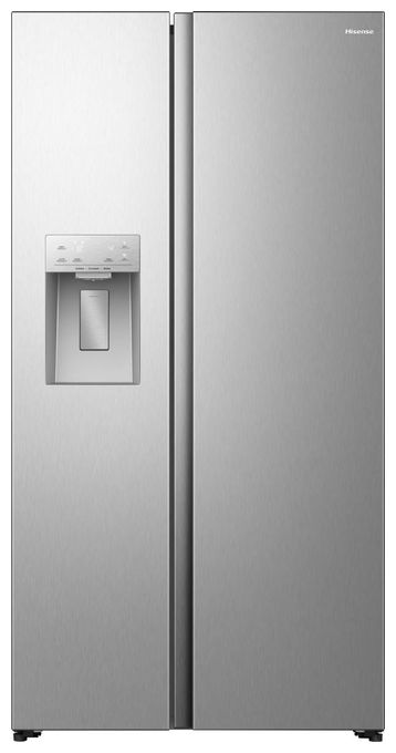 Side-by-Side Kühl-/ Gefrierkombination 347 l / 181 l 312 kWh NoFrost 1786 mm x 911 mm  RS5P528STIE (Grau, Edelstahl) 