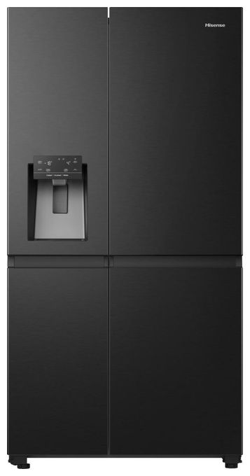 Side-by-Side Kühl-/ Gefrierkombination 417 l / 200 l 221 kWh NoFrost 1790 mm x 910 mm  RS818N4TFC (Schwarz) 