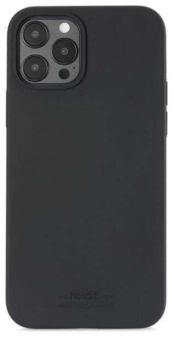 Cover für Apple iPhone 12 Pro  Silicone Case (Schwarz) 