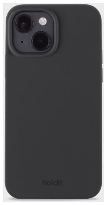 Cover für Apple iPhone 15  Silicone Case (Schwarz) 