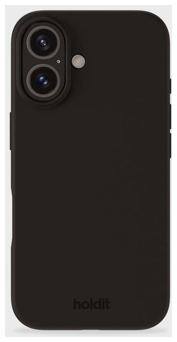 Cover für Apple iPhone 16  Silicone Case (Schwarz) 