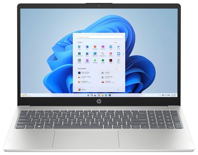 Full HD Notebook 39,6 cm (15.6 Zoll) 1920 x 1080 Pixel 1 TB SSD Windows 11 Home Intel® Core™ i5 max. 4,6 GHz  15-fd0730ng (Silber) 