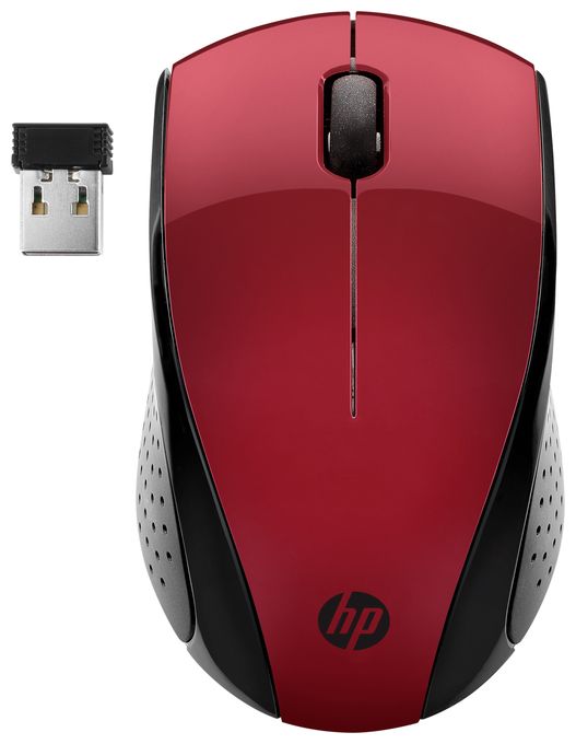 1600 DPI Büro Maus Optisch  220 (Schwarz, Rot) 