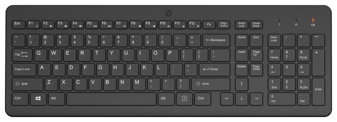 Home Tastatur RF Wireless 2.4 GHz  220 (Schwarz) 