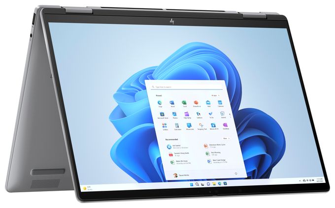 2K Ultra HD Notebook 35,6 cm (14 Zoll) 1920 x 1200 Pixel 512 GB SSD Windows 11 Home AMD Ryzen 5 max. 4,9 GHz  Envy 14-fa0657ng (Silber) 