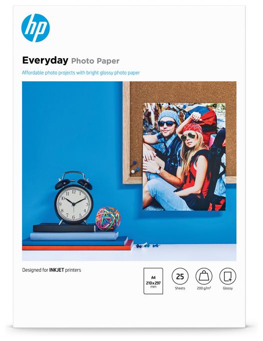 Everyday-Fotopapier glänzend - 25 Blatt/A4/210 x 297 mm 