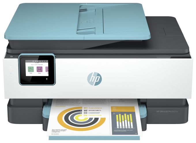 HP OfficeJet Pro 8025e All-in-One-Drucker, Farbe, Drucker für Zu Hause, Drucken, Kopieren, Scannen, Faxen, HP+; Mit HP Instant Ink kompatibel; Dokumentenzuführung; Beidseitiger Druck 