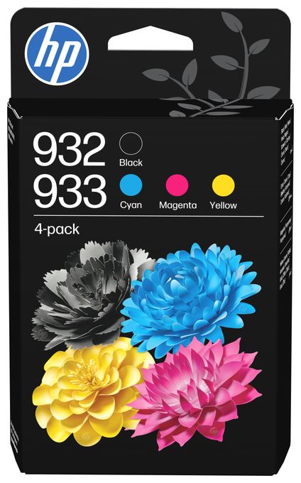 originale Druckerpatronen Schwarz, Cyan, Magenta, Gelb 8,5 ml 4 ml 400 Seiten Nr.932 