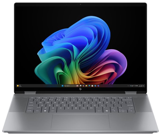 2K Ultra HD Notebook 40,6 cm (16 Zoll) 1920 x 1200 Pixel 1 TB SSD Windows 11 Home AMD Ryzen 5 max. 4,8 GHz  OmniBook X Flip 16-ar0653ng (Silber) 