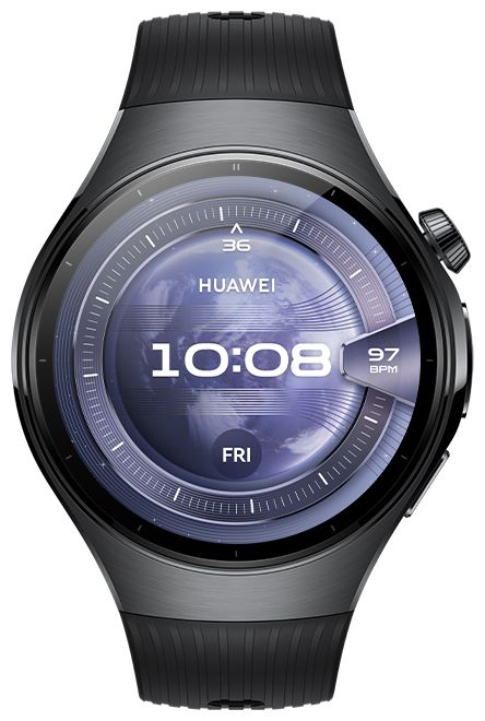 Digital 46 mm Smartwatch Rund 288 h 310 ppi  Watch 5 (Schwarz) 