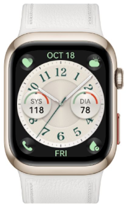 Digital 48 mm M/L Smartwatch Rechteckig IP68 347 ppi  Watch D2 (Gold) 