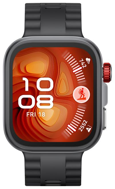Digital 40 mm Smartwatch Rechteckig IP6X 240 h 347 ppi  Watch Fit 4 Pro (Schwarz) 
