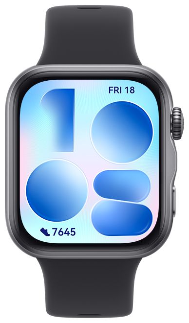 Digital 42.9 mm Smartwatch Rechteckig IP6X 240 h 347 ppi  Watch Fit 5 (Schwarz) 