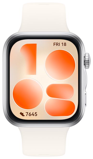 Digital 42.9 mm Smartwatch Rechteckig IP6X 240 h 347 ppi  Watch Fit 5 (Silber) 