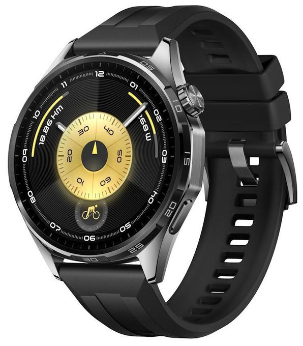Digital 41 mm Smartwatch Rund IP68, IP69 336 h 352 ppi  Watch GT6 (Schwarz) 