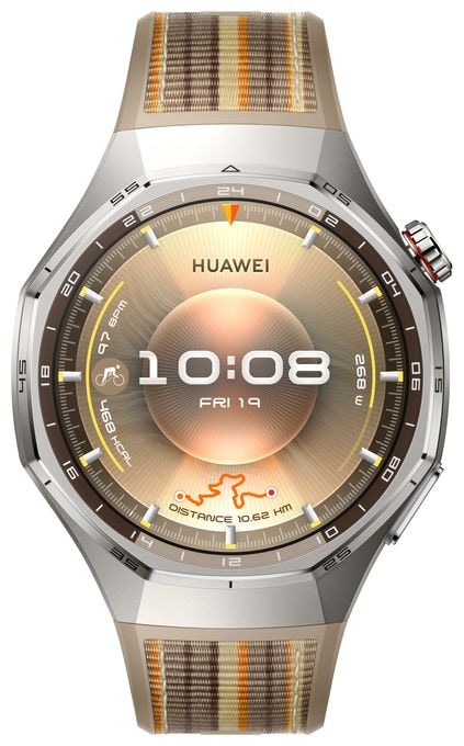 Digital 46 mm Smartwatch Rund IP69 504 h 317 ppi  Watch GT6 Pro (Schwarz, Titan) 