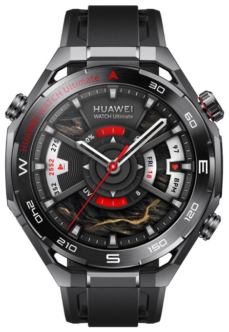 Digital 48.5 mm  Smartwatch Rund IP69 264 h 310 ppi  Watch Ultimate 2 (Schwarz) 