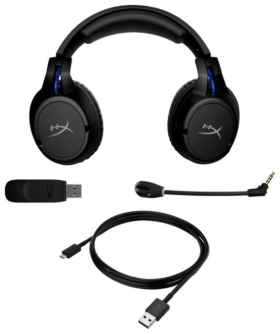 Over Ear Kopfhörer kabelgebunden&kabellos  Cloud Flight Gaming (Schwarz) 