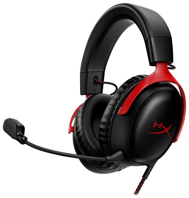 Over-Ear Gaming Kopfhörer kabelgebunden USB Typ-C  Cloud III Gaming (Schwarz/Rot) 