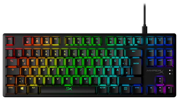 HyperX Alloy Origins Core – Mechanische Gaming-Tastatur – HX Red (DE-Layout) 