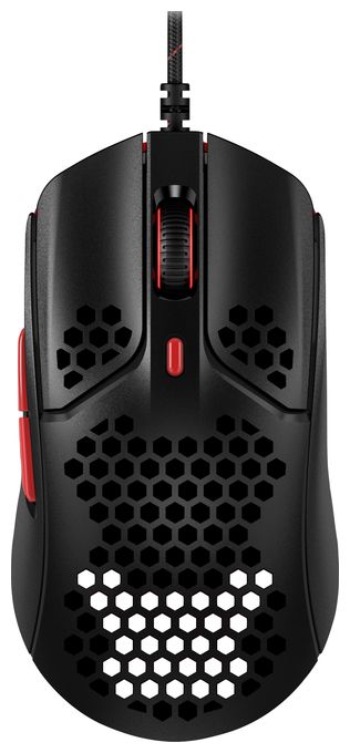 16000 DPI Gaming Maus Optisch  HyperX Pulsefire Haste (Schwarz, Rot) 