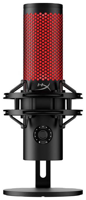 kabelgebunden Podcast-Mikrofon 96 kHz 3,5 mm (1/8")  QuadCast 2 (Schwarz) 
