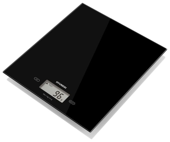 Elektronische Küchenwaage bis 5 kg Genauigkeit 1 g  KVE893 (Schwarz) 