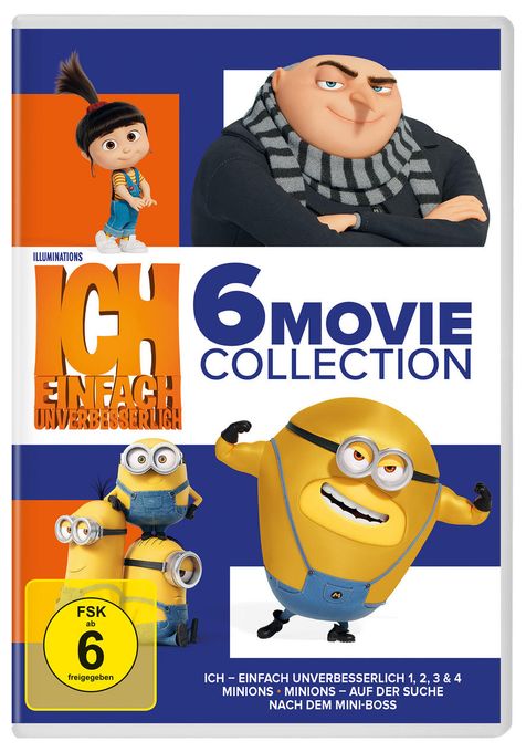 Ich einfach unverbesserlich & Minions - 6-Movie Collection (DVD) 