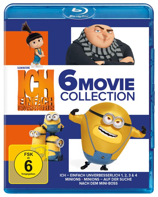 Ich einfach unverbesserlich & Minions - 6-Movie Collection (Blu-Ray) 