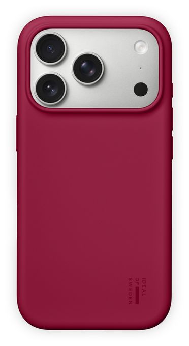 Silicone Case MagSafe Cover für Apple iPhone 17 Pro Max (Cranberry) 