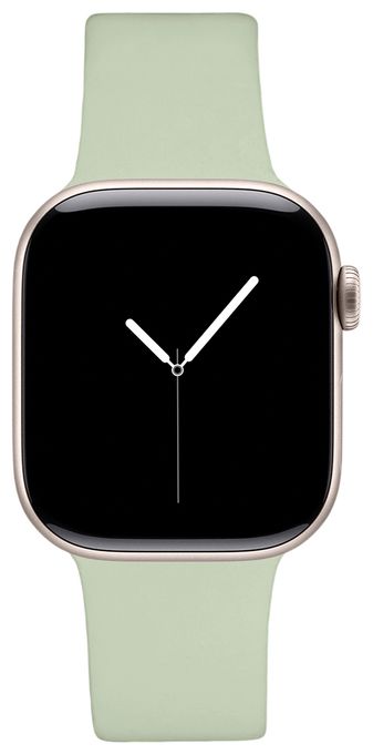 Armband 20 mm Apple Watch 42/44/45/46/49 - S/M  Silicone Watch Band (Grün) 