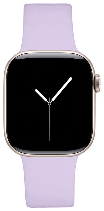 Armband 20 mm Apple Watch 42/44/45/46/49 - S/M  Silicone Watch Band (Lavendel) 