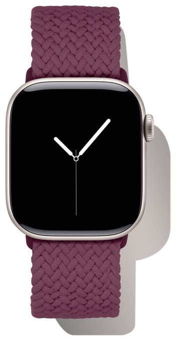 Armband 22 mm Apple Watch 38/40/41/42 (Series10)  Soft Braid Watch Band (Violett) 