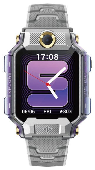 Digital 45 mm  Smartwatch Quadratisch 72 h  X10 Watch Phone (Grau) 