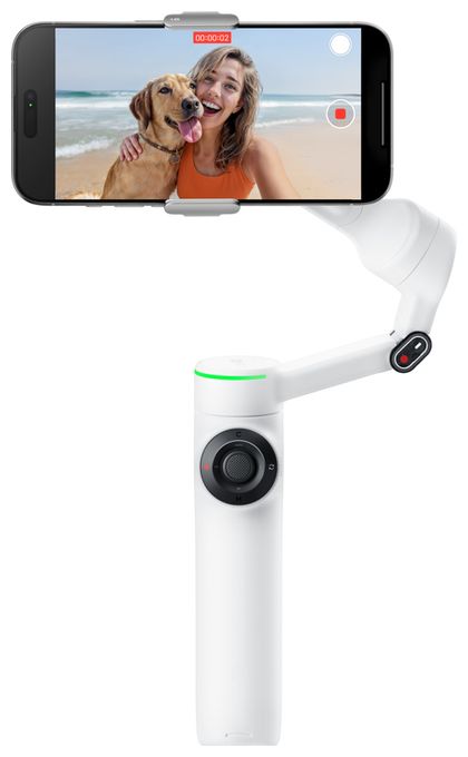Stativ Gimbal für Smartphone faltbar Bluetooth  Flow 2 Pro (Weiß) 
