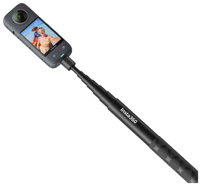  Invisible Selfie Stick 114cm (Schwarz) 
