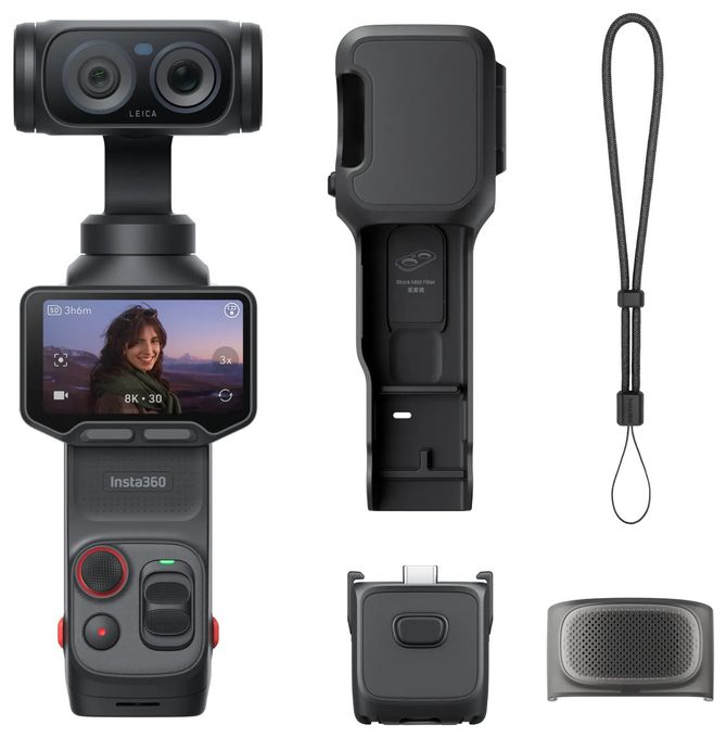 20224 x 10112 Pixel Actioncam 200 MP  Luna Ultra (Schwarz) 