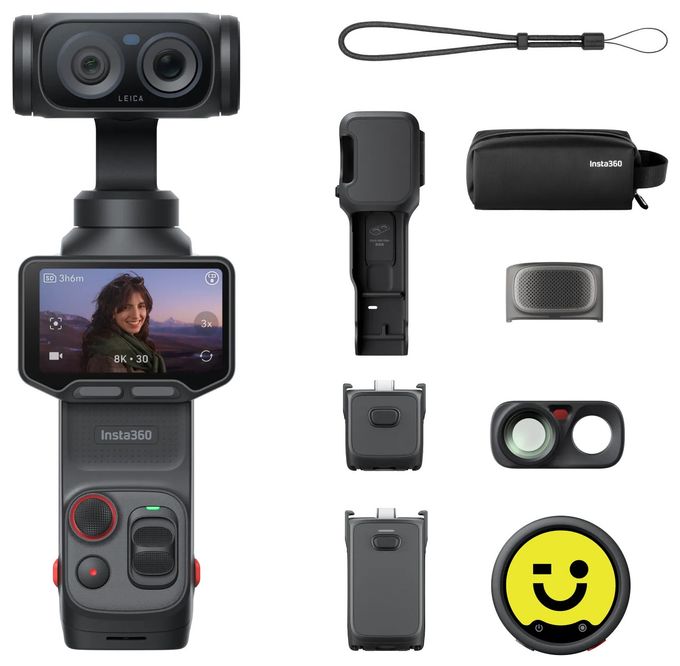 20224 x 10112 Pixel Actioncam 200 MP  Luna Ultra Creator Bundle (Schwarz) 