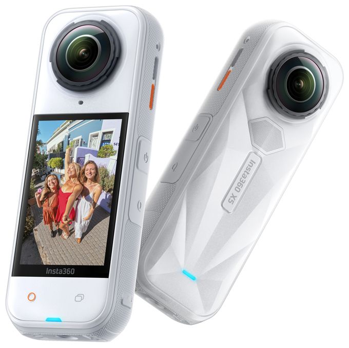 11904 x 5952 Pixel Aktion Kamera 360° 72 MP  X5 Limited Edition (Weiß) 