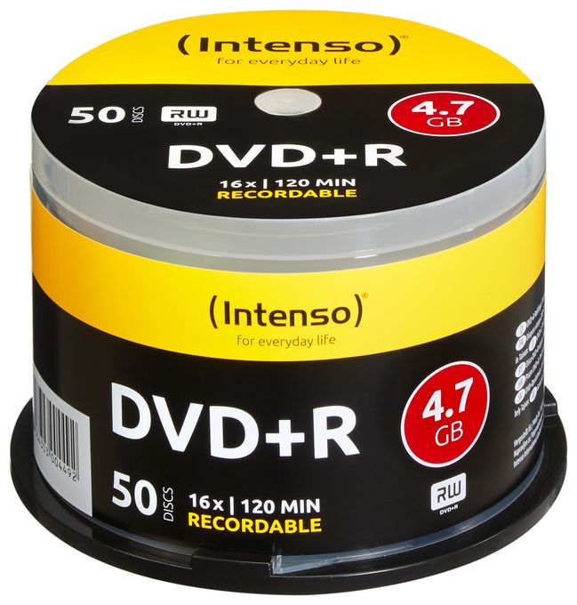 DVD+R Rohlinge 4,7GB 50er Spindel 16x 