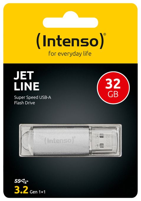 USB Typ-A Stick 32 GB  Jet Line (Silber) 