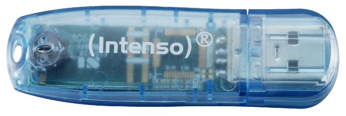 USB Typ-A Stick 4 GB  Rainbow Line (Blau) 