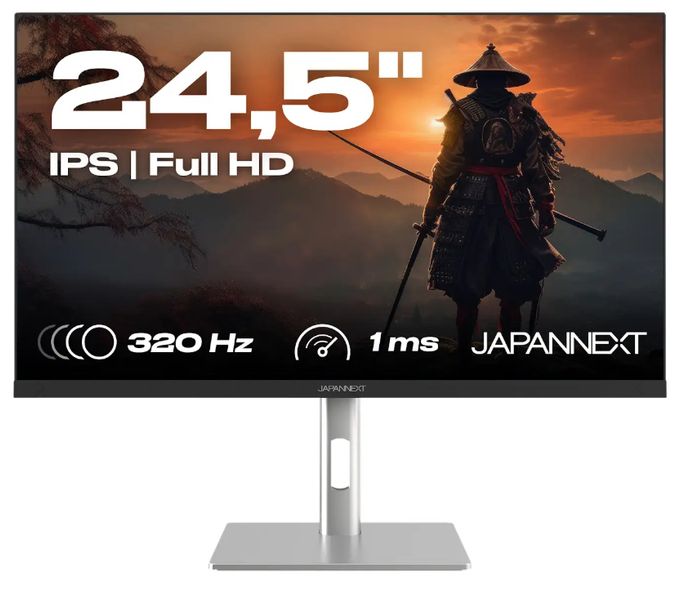 Full HD Monitor 62,2 cm (24.5 Zoll) 16:9 1 ms 350 cd/m²  JN-IPS245G320F-HSP (Schwarz) 