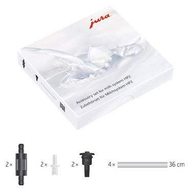  24116 Zubehörset für Milchsystem HP2 (Schwarz, Weiß) 