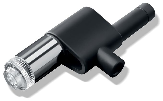 Schaumaufschäumer (Schwarz, Chrom, Transparent) 24255 Feinschaumdüse 
